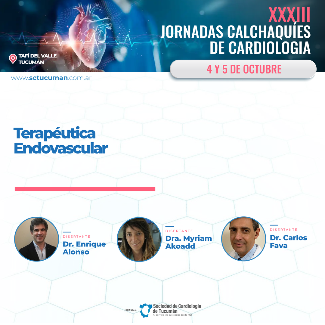 Terapéutica Endovascular con el Dr. Fava, el Dr. Alonso y la Dra. Akoadd