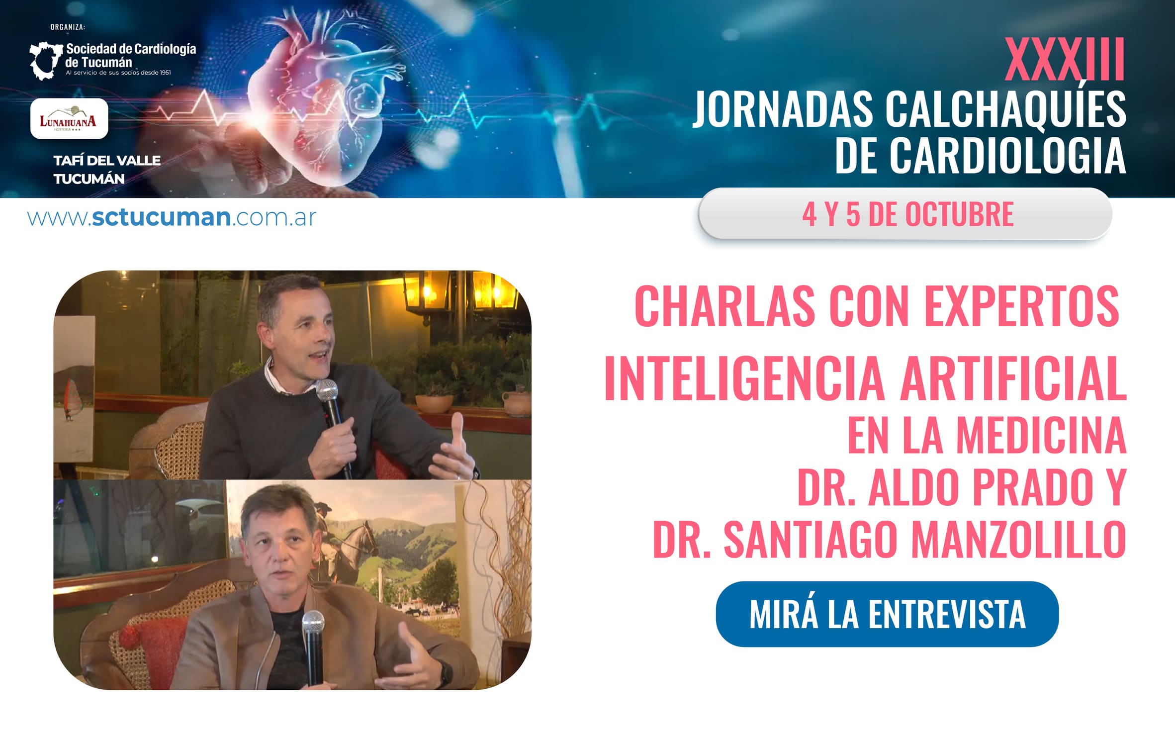 Entrevista Exclusiva: Dr. Aldo Prado y Dr. Santiago Manzolillo