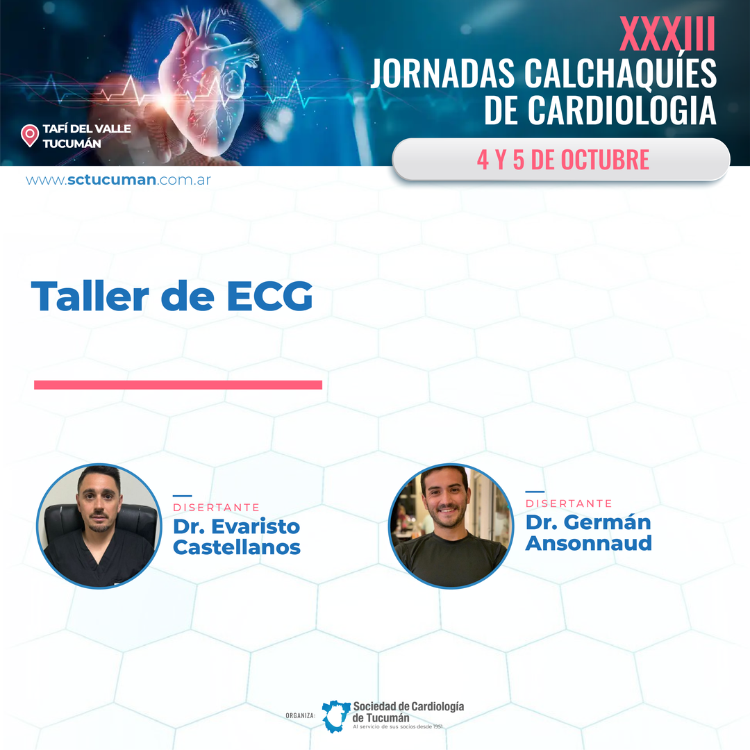 Taller ECG con el Dr. Castellanos y el Dr. Ansonnaud